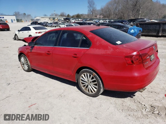 2012 Volkswagen Jetta Sedan SEL w/Sunroof with VIN 3VWLX7AJ7CM407966, listed as a Copart auction lot 46368445 with 174,114 mi miles and Clean Title. Bid and sale history available at carsss.com. Image 2.
