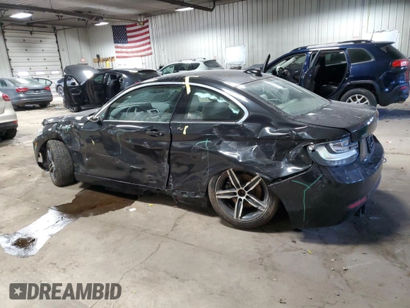 2017 BMW 2 Series 230i xDrive with VIN WBA2H9C50HV642159, listed as a Copart auction lot 88119305 with 39,929 mi miles and Non Repairable. Bid and sale history available at carsss.com. Image 2.