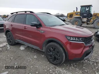 2022 Kia Sorento X-Line S with VIN 5XYRLDLC1NG096248, listed as a Copart auction lot 85910474 with 75,526 mi miles and Salvage Title. Bid and sale history available at DreamBid. Image 4.
