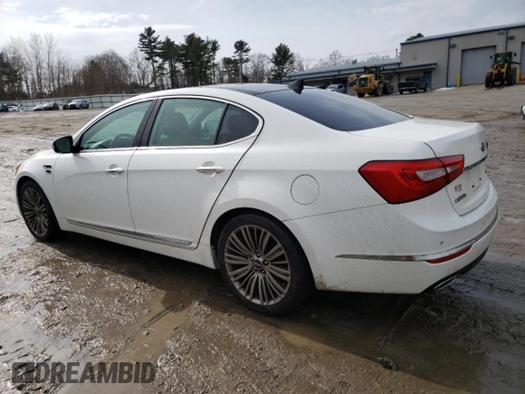 2015 Kia Cadenza Premium with VIN KNALN4D79F5191682, listed as a Copart auction lot 47281005 with 118,614 mi miles and Clean Title. Bid and sale history available at carsss.com. Image 2.