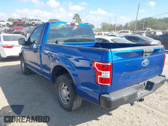 2018 Ford F-150 XL with VIN 1FTMF1CB7JFD79550, listed as a IAAI auction lot 41156870 with 72,629 mi miles and . Bid and sale history available at DreamBid. Image 3.
