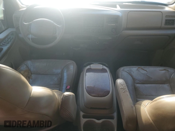 2001 Ford Excursion Limited с VIN 1FMNU42L91EA78236, выставлен на аукционе Copart как лот 77689664 с пробегом 228 761 миль миль и Чистый • Clean title. История ставок и продаж доступна на DreamBid. Изображение 8.