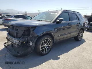 2017 Ford Explorer Sport z VIN 1FM5K8GTXHGA01332, wystawiony jako Copart lot #57314885 z przebiegiem 99 444 mil mil oraz Szkoda całkowita • Salvage title. Historia ofert i sprzedaży dostępna na DreamBid. Obrazek 1.