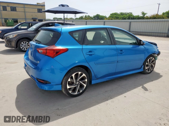 2016 Scion iM z VIN JTNKARJE6GJ508588, wystawiony jako Copart lot #56521965 z przebiegiem 81 800 mil mil oraz Szkody całkowita. Historia ofert i sprzedaży dostępna na DreamBid. Obrazek 3.