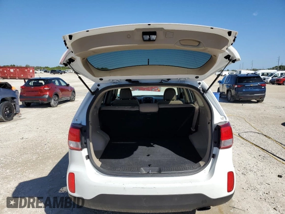 2015 Kia Sorento LX with VIN 5XYKT3A66FG561780, listed as a Copart auction lot 47789405 with 46,635 mi miles and Salvage Title. Bid and sale history available at DreamBid. Image 6.