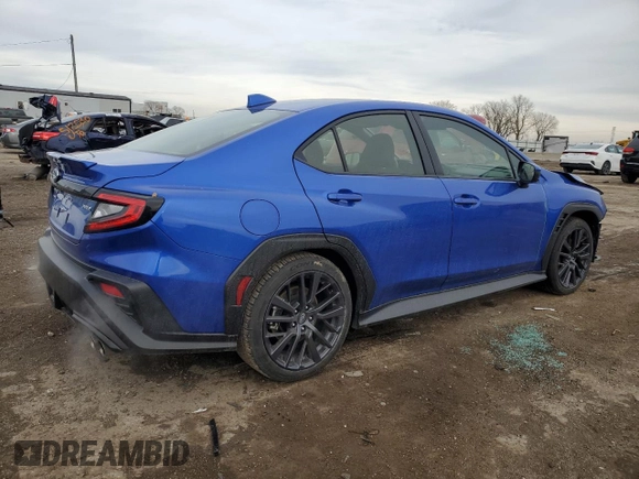 2023 Subaru WRX Premium with VIN JF1VBAH64P8817651, listed as a Copart auction lot 84505564 with 18,856 mi miles and Salvage title. Bid and sale history available at DreamBid. Image 3.