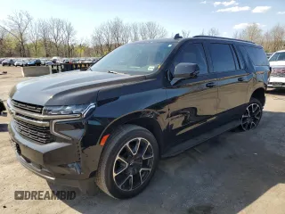 2021 Chevrolet Suburban RST with VIN 1GNSKEKD7MR219076, listed as a Copart auction lot 54423625 with 60,601 mi miles and Salvage title. Bid and sale history available at DreamBid. Image 1.
