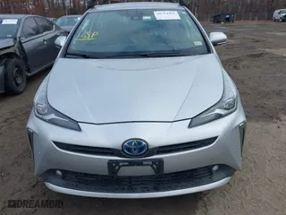 2022 Toyota Prius L Eco with VIN JTDKAMFU7N3154962, listed as a IAAI auction lot 40714455 with 53,588 mi miles. Bid and sale history available at carsss.com. Image 12.