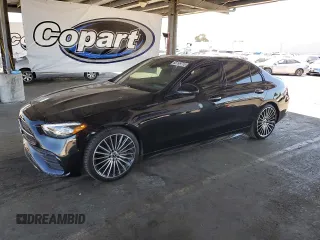 2022 Mercedes-Benz C 300 with VIN W1KAF4GBXNR037485, listed as a Copart auction lot 66199715 with 36,553 mi miles and Salvage title. Bid and sale history available at DreamBid. Image 1.