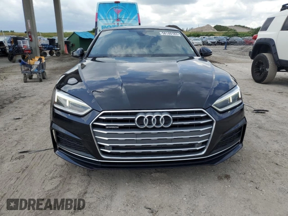 2018 Audi A5 Sportback Premium Plus with VIN WAUENCF57JA131012, listed as a Copart auction lot 58140183 with 59,476 mi miles. Bid and sale history available at carsss.com. Image 5.