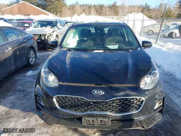 2020 Kia Sportage LX with VIN KNDPMCACXL7651371, listed as a IAAI auction lot 41587357 with 61,457 mi miles. Bid and sale history available at carsss.com. Image 12.