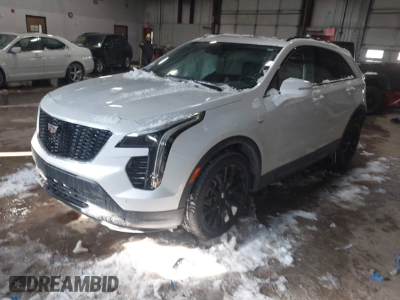 2023 Cadillac XT4 AWD Sport with VIN 1GYFZFR42PF111269, listed as a IAAI auction lot 41614455 with 21,866 mi miles. Bid and sale history available at carsss.com. Image 17.