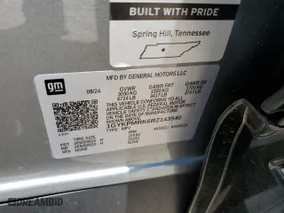 2024 Cadillac LYRIQ Tech with VIN 1GYKPMRK6RZ143540, listed as a Copart auction lot 54061725 with 3,069 mi miles and Salvage Title. Bid and sale history available at carsss.com. Image 13.