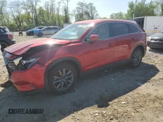 2022 Mazda CX-9 Touring with VIN JM3TCBCY7N0604970, listed as a Copart auction lot 54268855 with 63,700 mi miles and Salvage title. Bid and sale history available at DreamBid. Image 1.