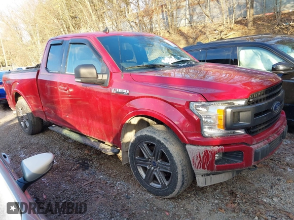 2020 Ford F-150 XL with VIN 1FTFX1E5XLFC19341, listed as a IAAI auction lot 41537935 with 91,227 mi miles. Bid and sale history available at carsss.com. Image 1.