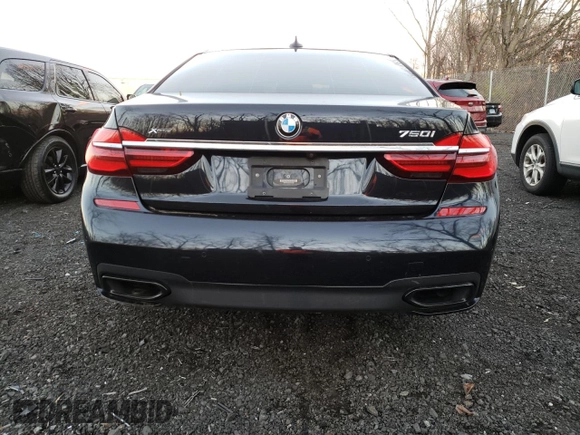 2016 BMW 7 Series 750i xDrive with VIN WBA7F2C53GG416736, listed as a Copart auction lot 69490682 with 62,148 mi miles. Bid and sale history available at carsss.com. Image 6.