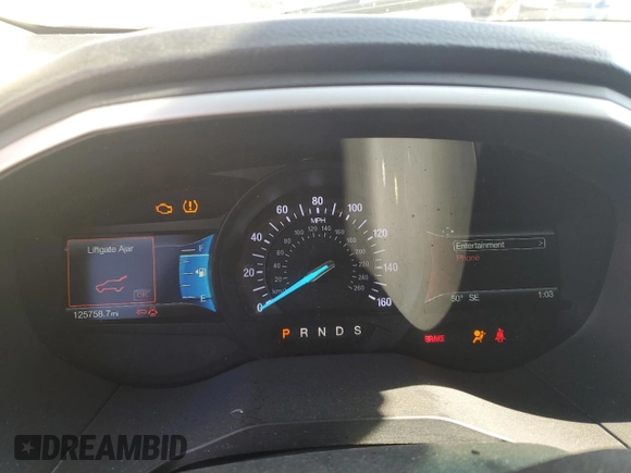 2019 Ford Edge SEL with VIN 2FMPK3J9XKBB38715, listed as a Copart auction lot 62156395 with 125,758 mi miles and Salvage title. Bid and sale history available at DreamBid. Image 9.