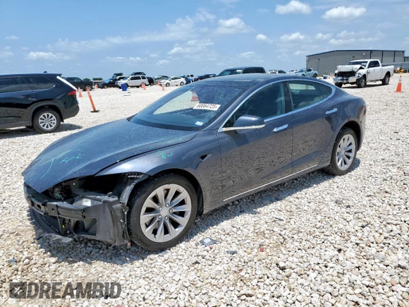 2017 Tesla Model S 60 with VIN 5YJSA1E15HF223354, listed as a Copart auction lot 60064725 with 60,403 mi miles and Salvage title. Bid and sale history available at DreamBid. Image 1.