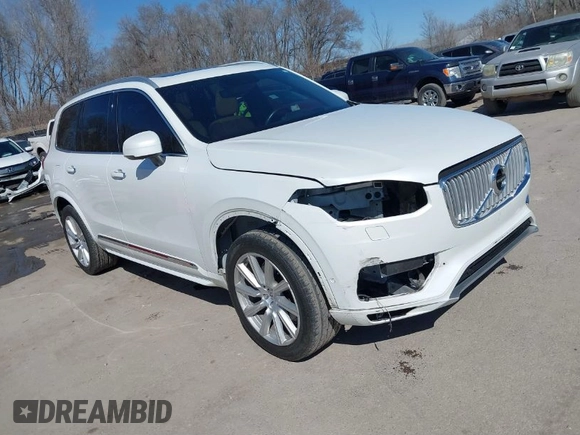 2017 Volvo XC90 Inscription with VIN YV4A22PL8H1166537, listed as a IAAI auction lot 41759108 with 171,106 mi miles. Bid and sale history available at carsss.com. Image 1.