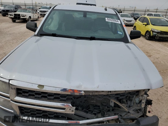 2014 Chevrolet Silverado 1500 Work Truck with VIN 3GCUKPECXEG302616, listed as a Copart auction lot 84420954 with 0 mi miles and Salvage Title. Bid and sale history available at carsss.com. Image 11.
