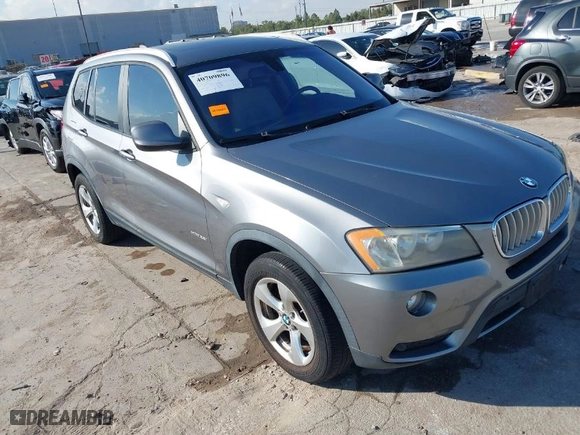 2011 BMW X3 28i with VIN 5UXWX5C54BL708293, listed as a IAAI auction lot 40709896 with 68,134 mi miles. Bid and sale history available at carsss.com. Image 1.