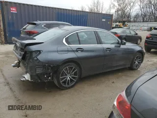 2019 BMW 3 Series 330i xDrive with VIN WBA5R7C54KAJ78726, listed as a Copart auction lot 49688165 with 51,481 mi miles and Salvage Title. Bid and sale history available at carsss.com. Image 3.