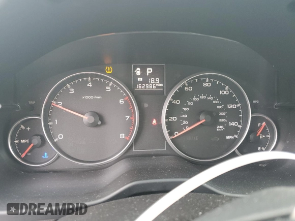2013 Subaru Outback Premium with VIN 4S4BRBCC3D3286118, listed as a Copart auction lot 63518105 with 162,986 mi miles and Clean title. Bid and sale history available at DreamBid. Image 9.