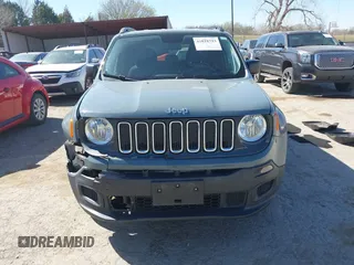 2017 Jeep Renegade Sport with VIN ZACCJBAB9HPG19367, listed as a IAAI auction lot 41818793 with 77,652 mi miles and . Bid and sale history available at carsss.com. Image 12.