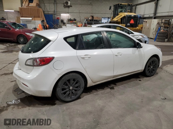 2013 Mazda 3 GX with VIN JM1BL1KF5D1727545, listed as a Copart auction lot 81896933 with 171,426 mi miles and Salvage Title. Bid and sale history available at carsss.com. Image 3.