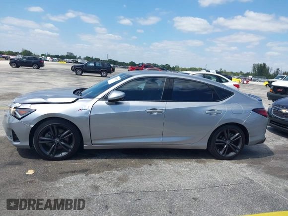 2023 Acura Integra w/A-Spec Package with VIN 19UDE4H39PA009519, listed as a IAAI auction lot 42168571 with 14,661 mi miles and . Bid and sale history available at DreamBid. Image 14.