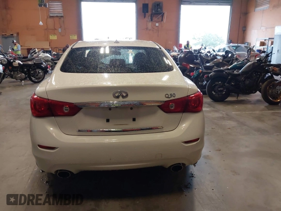 2014 Infiniti Q50 Premium z VIN JN1BV7AP0EM679026, wystawiony jako IAAI lot #42225108 z przebiegiem 96 656 mil mil oraz . Historia ofert i sprzedaży dostępna na DreamBid. Obrazek 17.