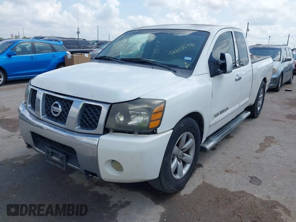 2007 Nissan Titan LE with VIN 1N6BA06A97N202920, listed as a IAAI auction lot 42101546 with 314,018 mi miles and . Bid and sale history available at DreamBid. Image 2.