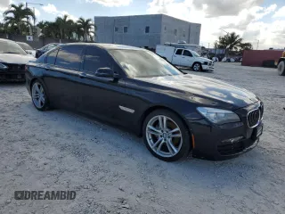 2013 BMW 7 Series 740Li xDrive z VIN WBAYF4C53DDE23895, wystawiony jako Copart lot #47223065 z przebiegiem 135 567 mil mil oraz Szkoda całkowita • Salvage title. Historia ofert i sprzedaży dostępna na DreamBid. Obrazek 4.