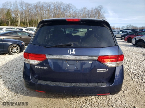 2016 Honda Odyssey SE with VIN 5FNRL5H37GB163637, listed as a Copart auction lot 44506815 with 120,361 mi miles and Salvage Title. Bid and sale history available at carsss.com. Image 6.