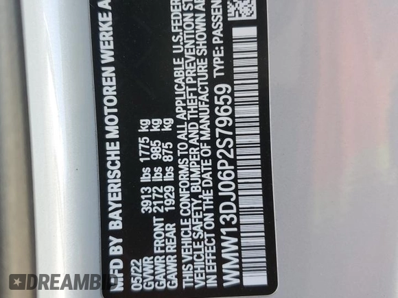 2023 MINI Hardtop Cooper SE z VIN WMW13DJ06P2S79659, wystawiony jako Copart lot #49746775 z przebiegiem 41 559 mil mil oraz Szkoda całkowita • Salvage title. Historia ofert i sprzedaży dostępna na DreamBid. Obrazek 14.