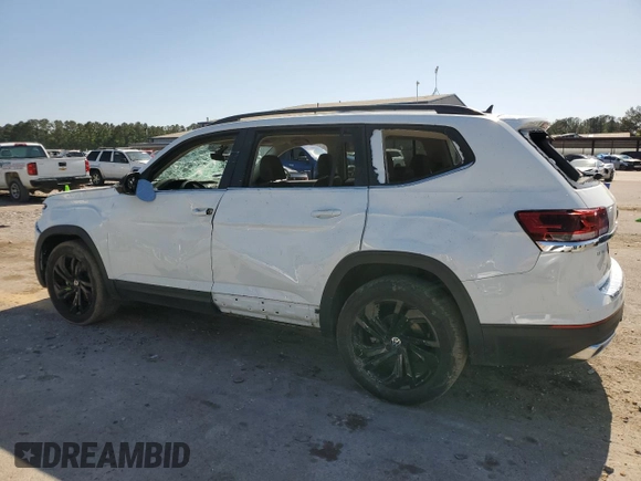 2023 Volkswagen Atlas SE with VIN 1V2WR2CA1PC530856, listed as a Copart auction lot 52601925 with 32,671 mi miles and Salvage title. Bid and sale history available at DreamBid. Image 2.