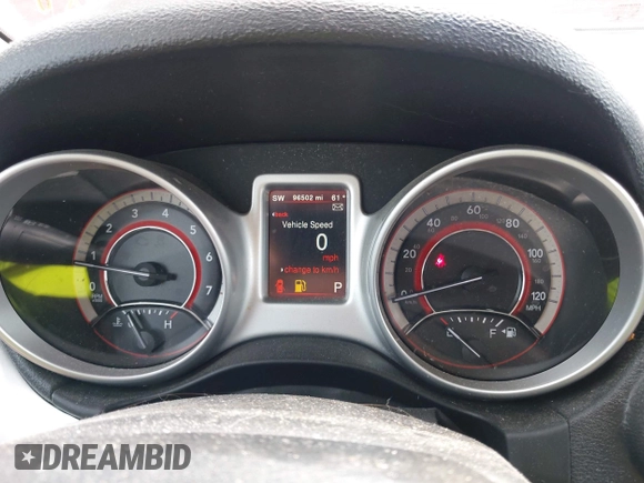2017 Dodge Journey GT with VIN 3C4PDDEG2HT600422, listed as a IAAI auction lot 42092363 with 96,502 mi miles and . Bid and sale history available at DreamBid. Image 7.