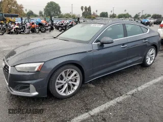 2020 Audi A5 Sportback Premium Plus with VIN WAUCNCF55LA019853, listed as a Copart auction lot 80907423 with 30,866 mi miles. Bid and sale history available at carsss.com. Image 1.