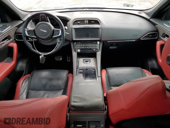 2018 Jaguar F-Pace S z VIN SADCM2FV7JA298854, wystawiony jako Copart lot #49482775 z przebiegiem 79 986 mil mil oraz Tytuł czysty. Historia ofert i sprzedaży dostępna na DreamBid. Obrazek 8.