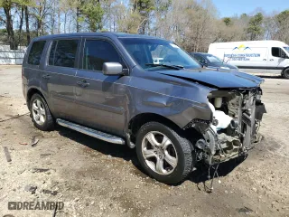 2013 Honda Pilot EX-L with VIN 5FNYF3H54DB035716, listed as a Copart auction lot 50244105 with 257,620 mi miles and Salvage Title. Bid and sale history available at carsss.com. Image 4.