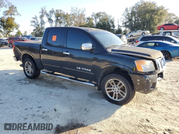 2011 Nissan Titan SL with VIN 1N6AA0EC8BN324904, listed as a Copart auction lot 42264435 with 273,332 mi miles and Salvage Title. Bid and sale history available at carsss.com. Image 4.