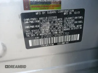 2023 Subaru Forester Premium with VIN JF2SKAEC9PH451792, listed as a Copart auction lot 51170595 with 10,753 mi miles and Salvage Title. Bid and sale history available at carsss.com. Image 13.
