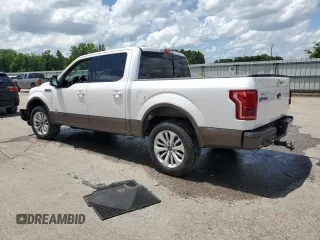 2015 Ford F-150 XL with VIN 1FTEW1CG5FKE08624, listed as a Copart auction lot 60282835 with 141,751 mi miles and Salvage title. Bid and sale history available at DreamBid. Image 2.