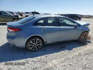 2020 Toyota Corolla SE with VIN 5YFS4RCE2LP040065, listed as a Copart auction lot 50591115 with 55,033 mi miles and Salvage Title. Bid and sale history available at DreamBid. Image 3.