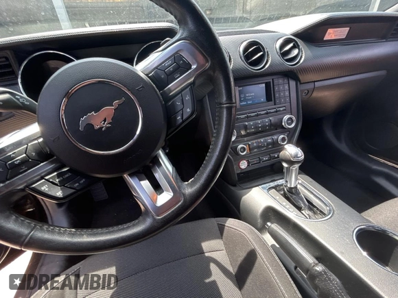 2017 Ford Mustang V6 with VIN 1FATP8EM9H5270027, listed as a Copart auction lot 54631965 with 55,166 mi miles and Salvage Title. Bid and sale history available at carsss.com. Image 9.