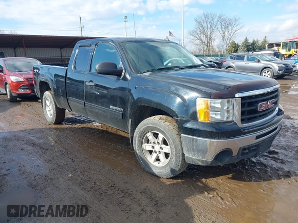 2009 GMC Sierra 1500 SLE with VIN 1GTEK29089Z292956, listed as a IAAI auction lot 41694949 with 209,095 mi miles. Bid and sale history available at carsss.com. Image 1.