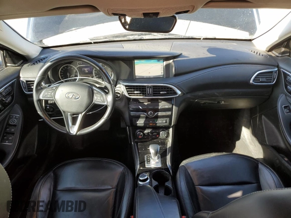 2017 Infiniti QX30 Premium with VIN SJKCH5CR0HA026923, listed as a Copart auction lot 55284585 with 114,868 mi miles and Salvage title. Bid and sale history available at DreamBid. Image 8.