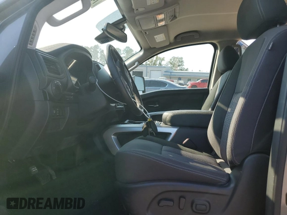 2022 Nissan Titan SV with VIN 1N6AA1EF6NN102544, listed as a Copart auction lot 74983344 with 34,090 mi miles and Salvage title. Bid and sale history available at DreamBid. Image 7.