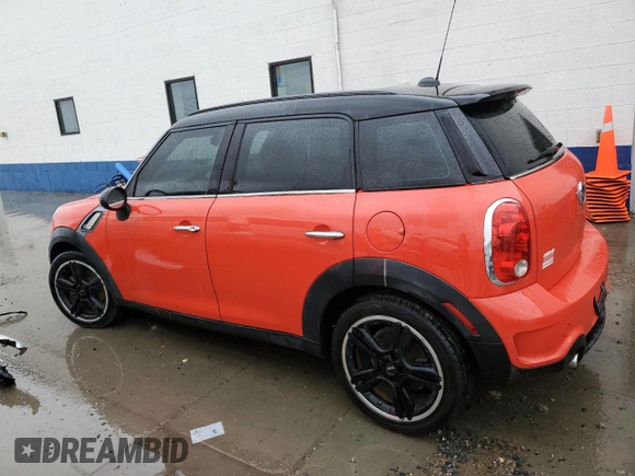 2012 MINI Countryman S with VIN WMWZC3C58CWM27870, listed as a Copart auction lot 46924325 with 117,911 mi miles and Salvage Title. Bid and sale history available at DreamBid. Image 2.