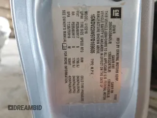 2007 Chevrolet Uplander LS Fleet z VIN 1GNDV23W97D169605, wystawiony jako Copart lot #72250064 z przebiegiem 218 277 mil mil oraz Szkoda całkowita • Salvage title. Historia ofert i sprzedaży dostępna na DreamBid. Obrazek 14.